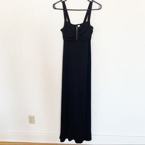 Divided Dresses | Long Sleeveless Black Dress Sz 4